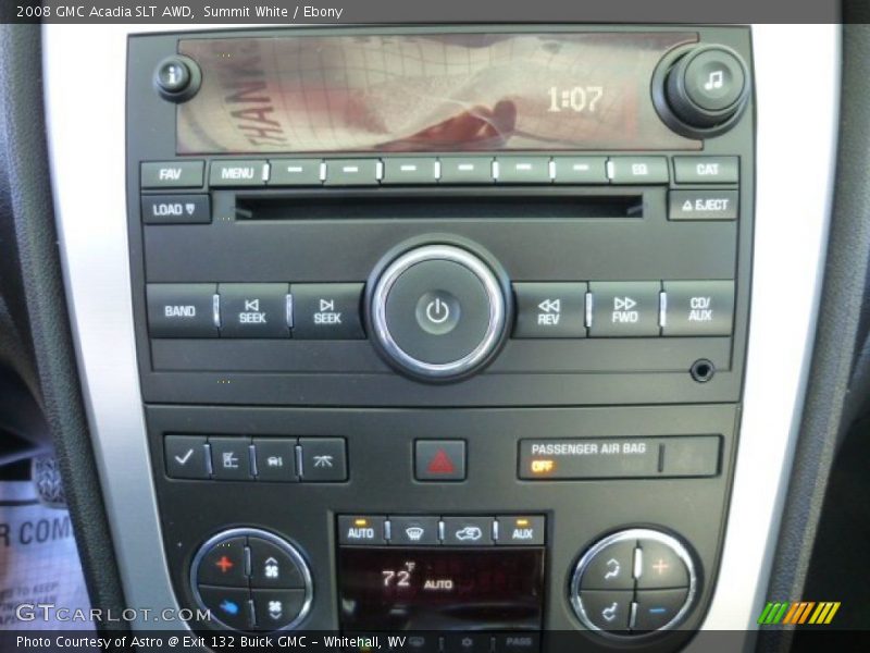 Summit White / Ebony 2008 GMC Acadia SLT AWD