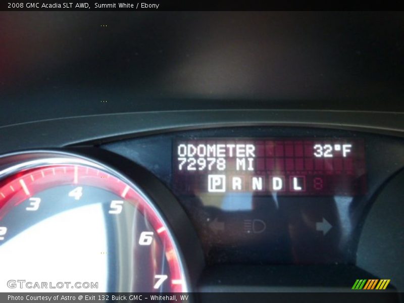 Summit White / Ebony 2008 GMC Acadia SLT AWD