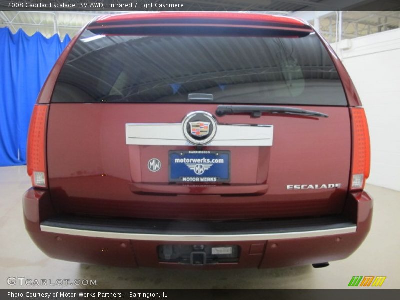 Infrared / Light Cashmere 2008 Cadillac Escalade ESV AWD