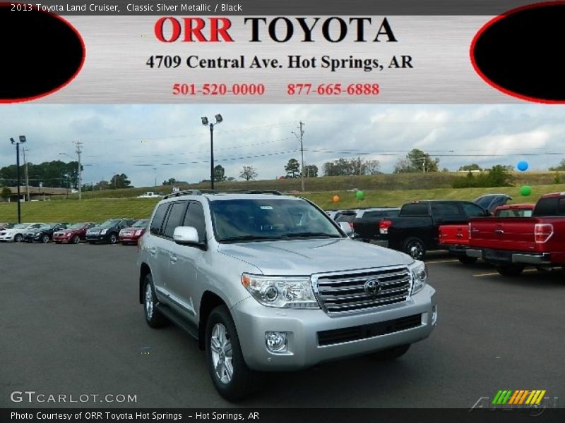 Classic Silver Metallic / Black 2013 Toyota Land Cruiser