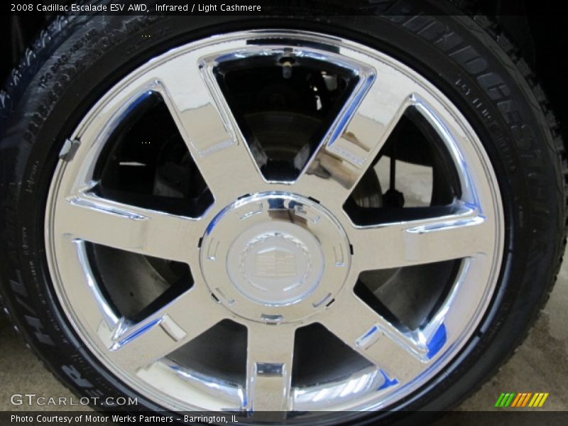Infrared / Light Cashmere 2008 Cadillac Escalade ESV AWD