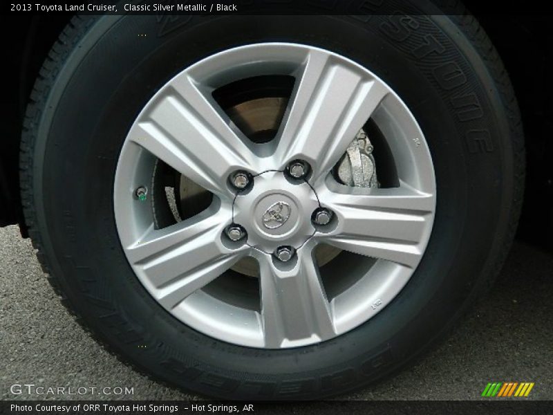 Classic Silver Metallic / Black 2013 Toyota Land Cruiser