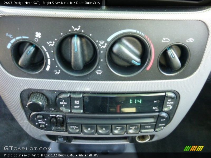 Controls of 2003 Neon SXT