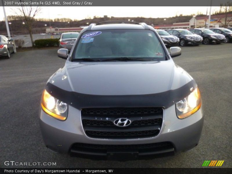 Steel Gray / Gray 2007 Hyundai Santa Fe GLS 4WD