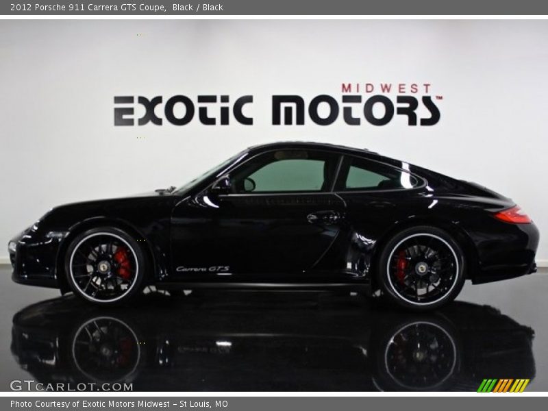 Black / Black 2012 Porsche 911 Carrera GTS Coupe