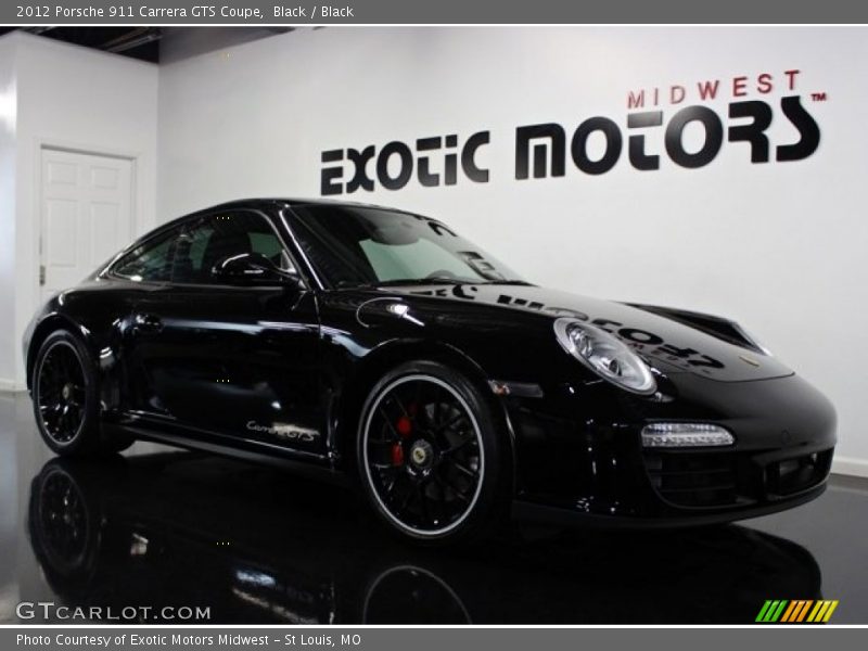 Black / Black 2012 Porsche 911 Carrera GTS Coupe