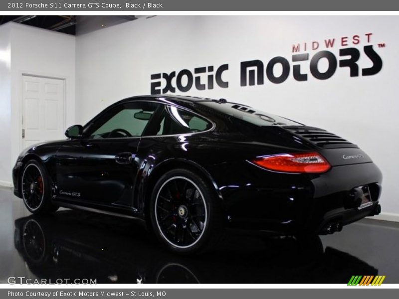 Black / Black 2012 Porsche 911 Carrera GTS Coupe