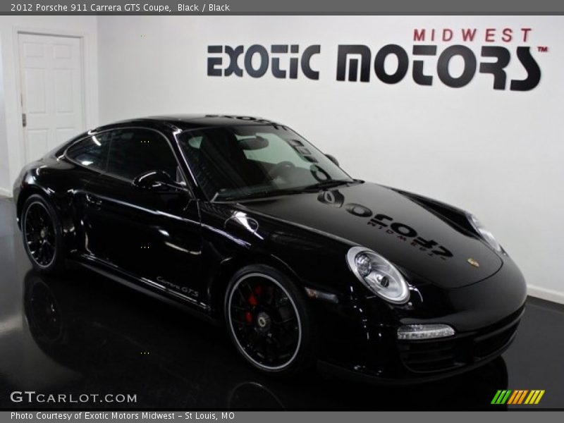 Black / Black 2012 Porsche 911 Carrera GTS Coupe