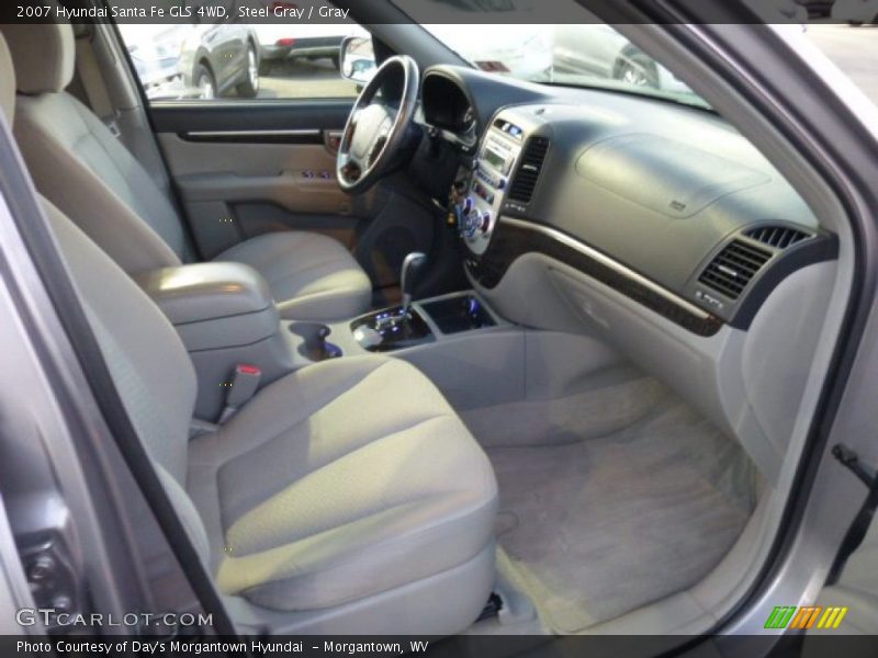  2007 Santa Fe GLS 4WD Gray Interior