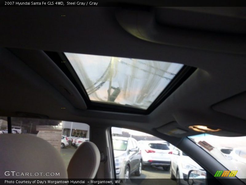 Steel Gray / Gray 2007 Hyundai Santa Fe GLS 4WD