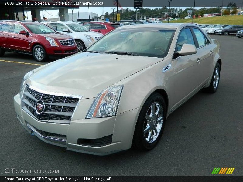 Gold Mist / Cashmere/Cocoa 2009 Cadillac CTS Sedan