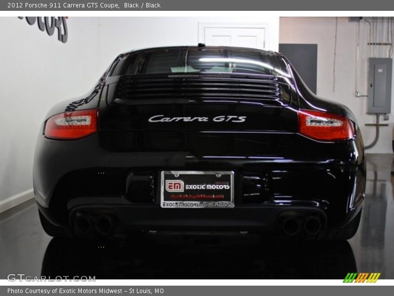 Black / Black 2012 Porsche 911 Carrera GTS Coupe