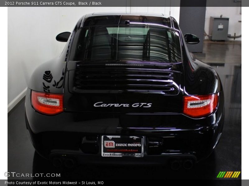 Black / Black 2012 Porsche 911 Carrera GTS Coupe