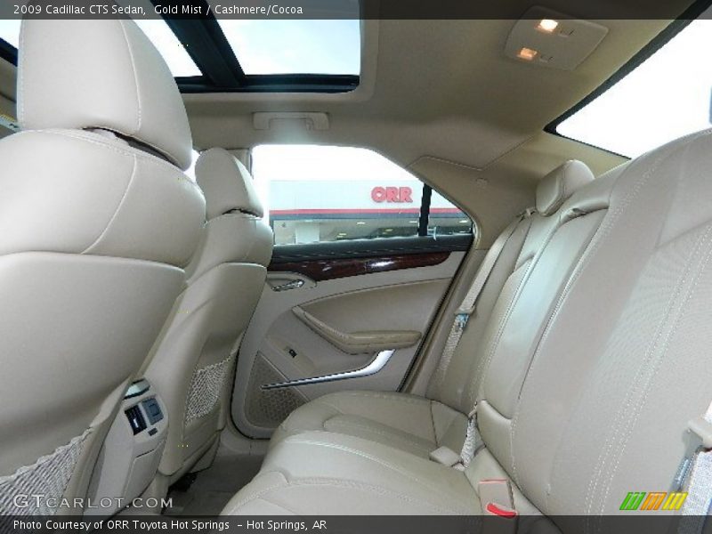 Gold Mist / Cashmere/Cocoa 2009 Cadillac CTS Sedan