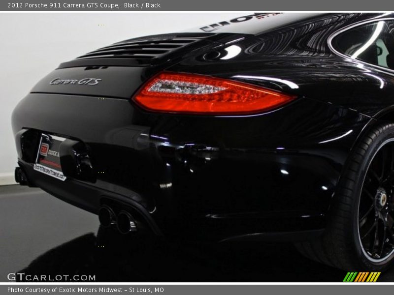 Black / Black 2012 Porsche 911 Carrera GTS Coupe