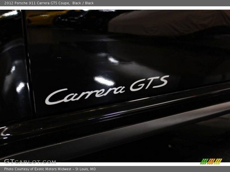 Black / Black 2012 Porsche 911 Carrera GTS Coupe