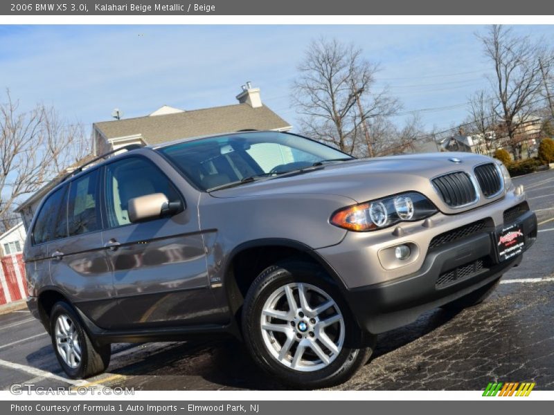 Kalahari Beige Metallic / Beige 2006 BMW X5 3.0i