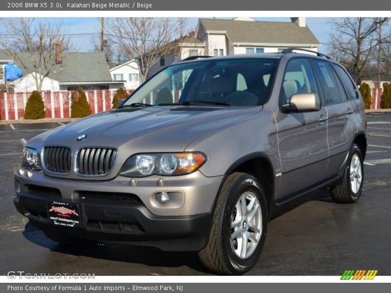 Kalahari Beige Metallic / Beige 2006 BMW X5 3.0i