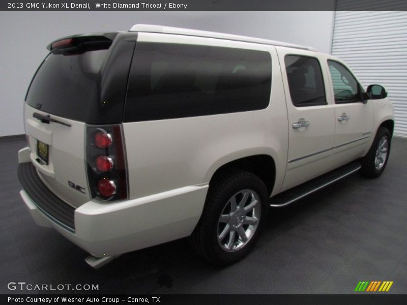 White Diamond Tricoat / Ebony 2013 GMC Yukon XL Denali