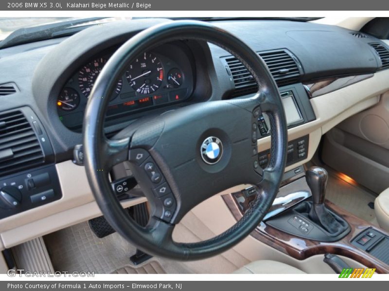 Kalahari Beige Metallic / Beige 2006 BMW X5 3.0i
