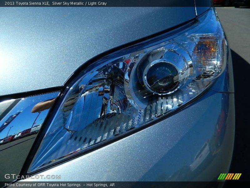 Silver Sky Metallic / Light Gray 2013 Toyota Sienna XLE