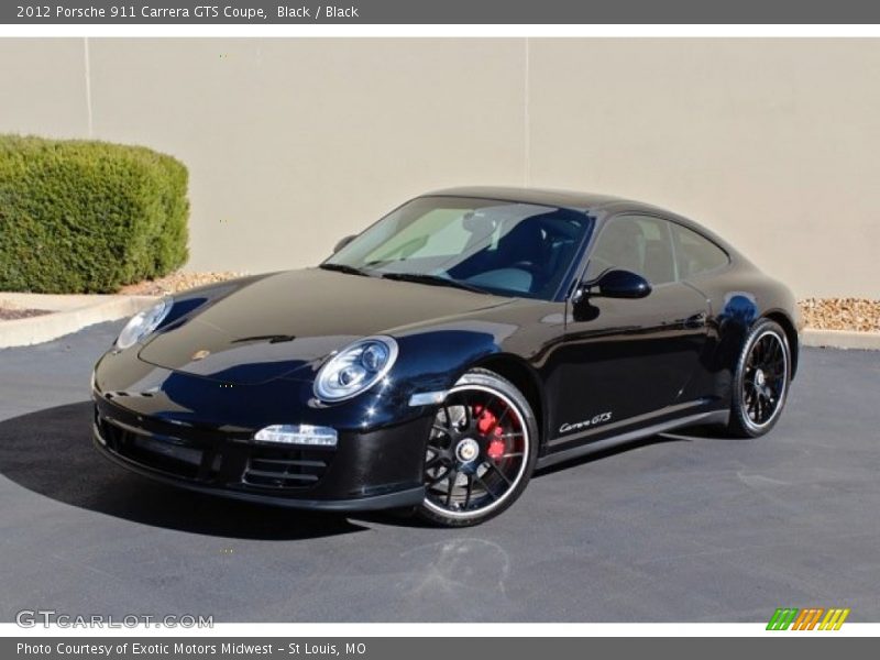 Black / Black 2012 Porsche 911 Carrera GTS Coupe