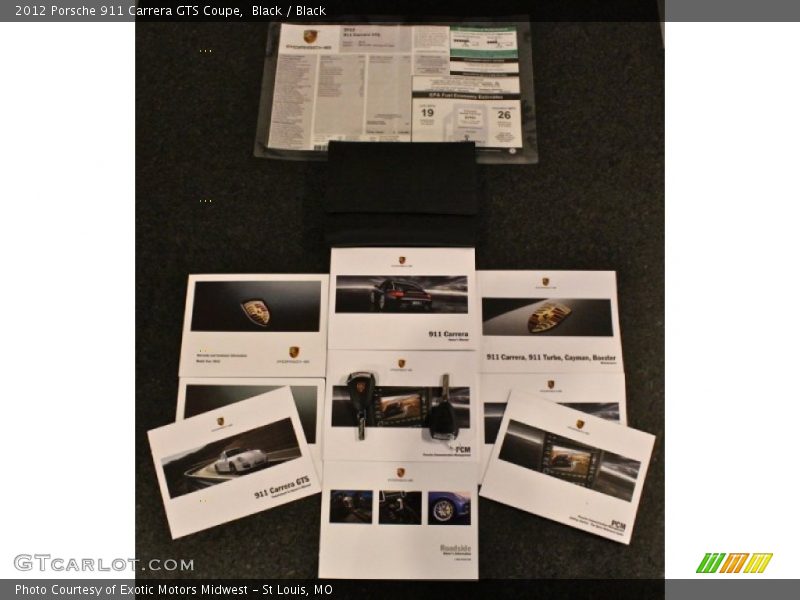 Black / Black 2012 Porsche 911 Carrera GTS Coupe
