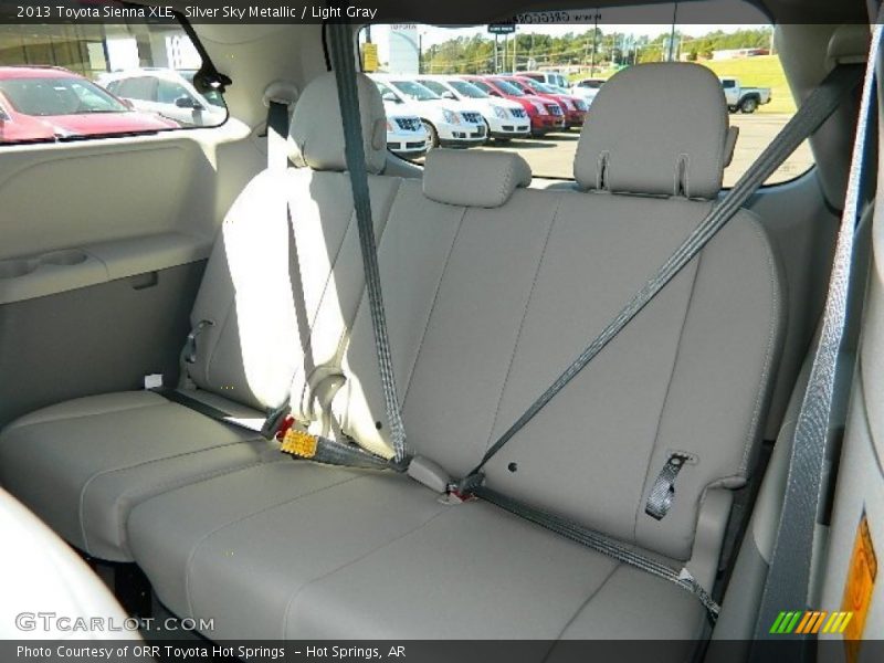 Silver Sky Metallic / Light Gray 2013 Toyota Sienna XLE