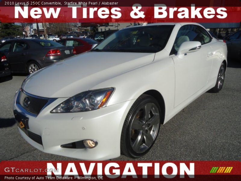 Starfire White Pearl / Alabaster 2010 Lexus IS 250C Convertible