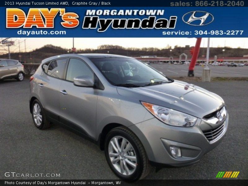 Graphite Gray / Black 2013 Hyundai Tucson Limited AWD