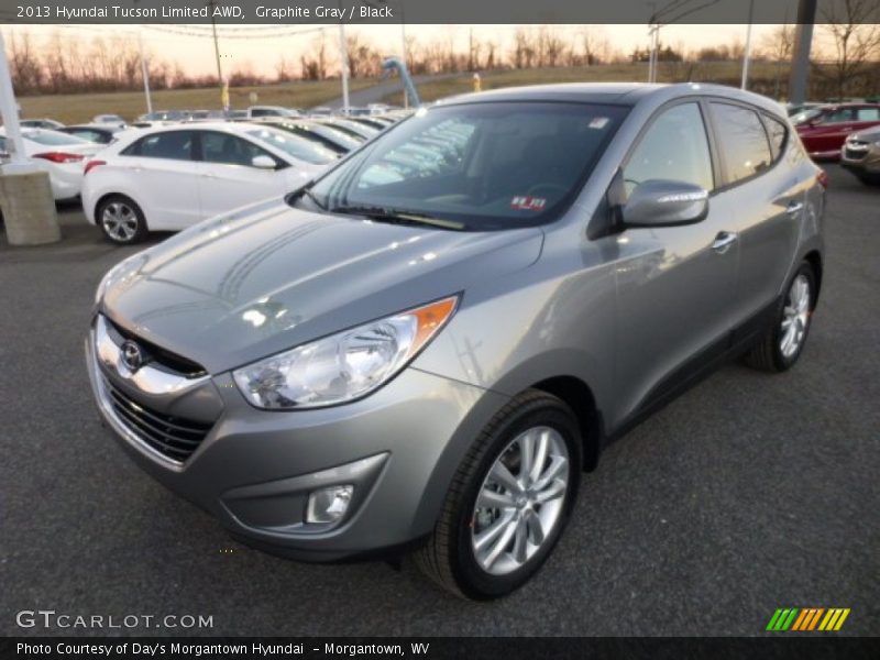 Graphite Gray / Black 2013 Hyundai Tucson Limited AWD