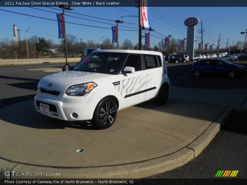 Clear White / Black Leather 2011 Kia Soul Ghost Special Edition
