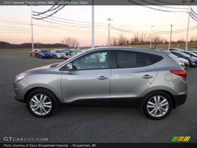 Graphite Gray / Black 2013 Hyundai Tucson Limited AWD