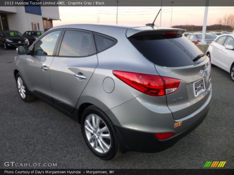 Graphite Gray / Black 2013 Hyundai Tucson Limited AWD