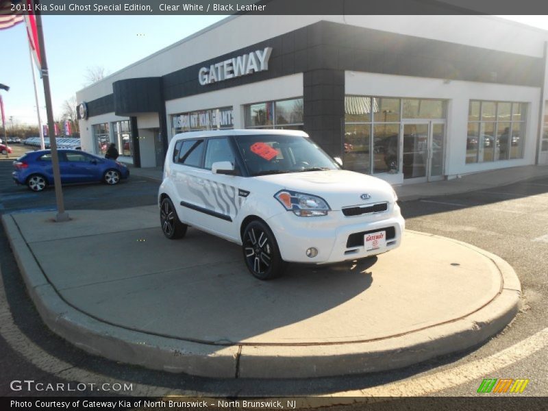 Clear White / Black Leather 2011 Kia Soul Ghost Special Edition