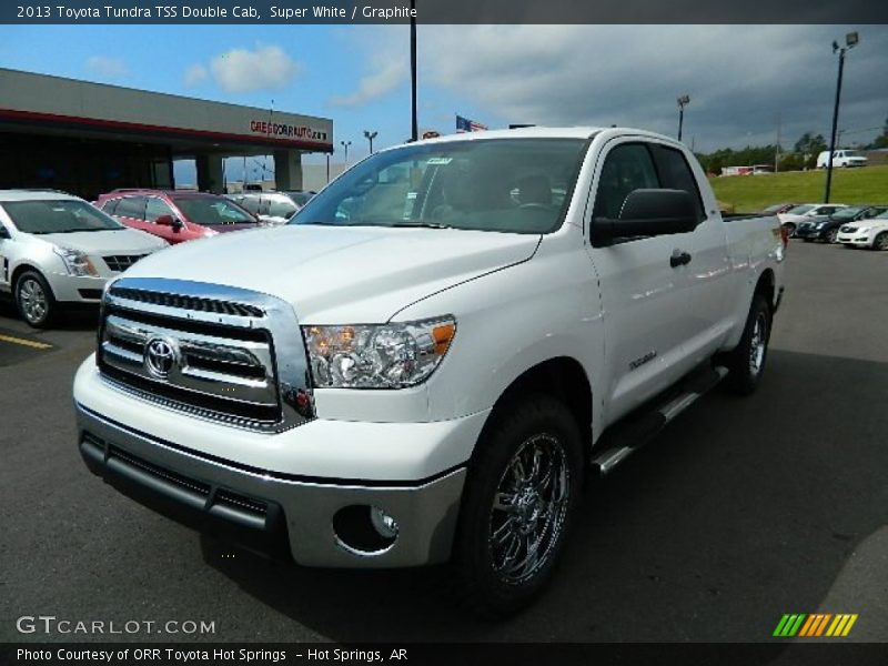 Super White / Graphite 2013 Toyota Tundra TSS Double Cab