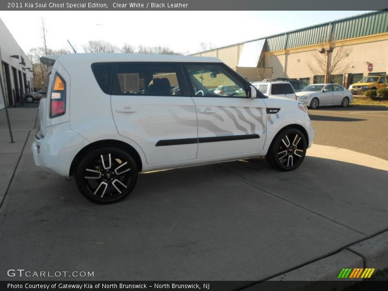 Clear White / Black Leather 2011 Kia Soul Ghost Special Edition