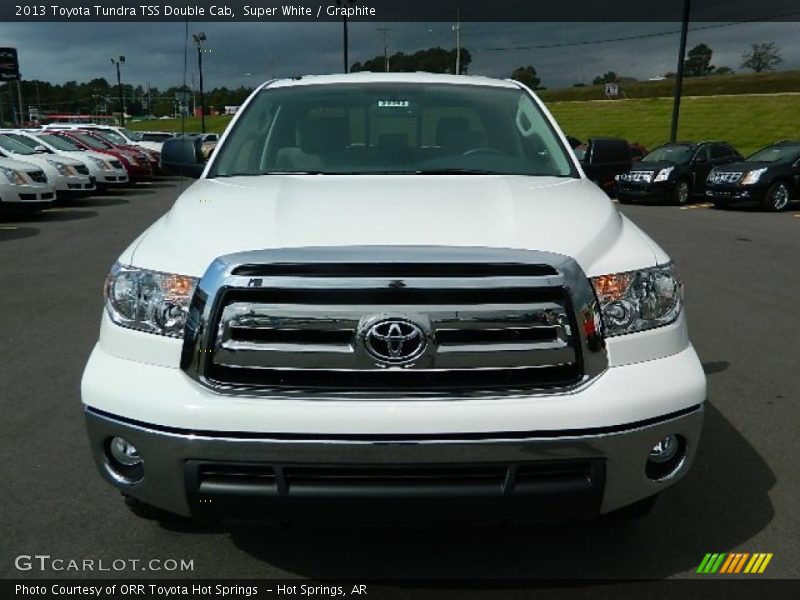 Super White / Graphite 2013 Toyota Tundra TSS Double Cab