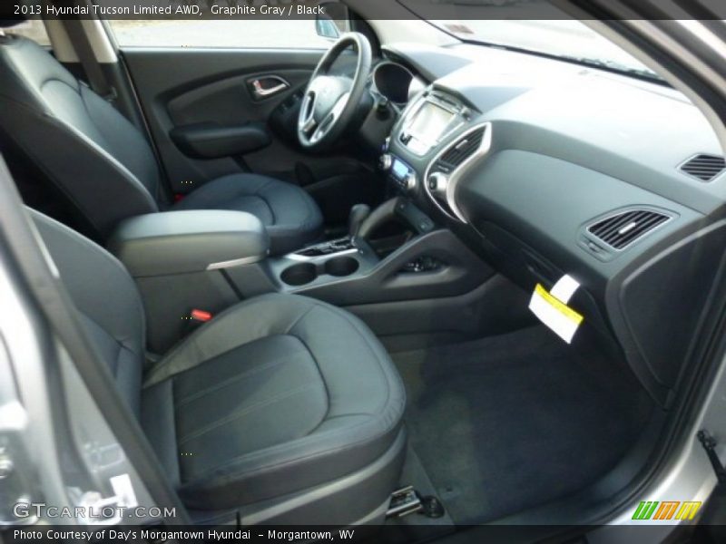 Graphite Gray / Black 2013 Hyundai Tucson Limited AWD