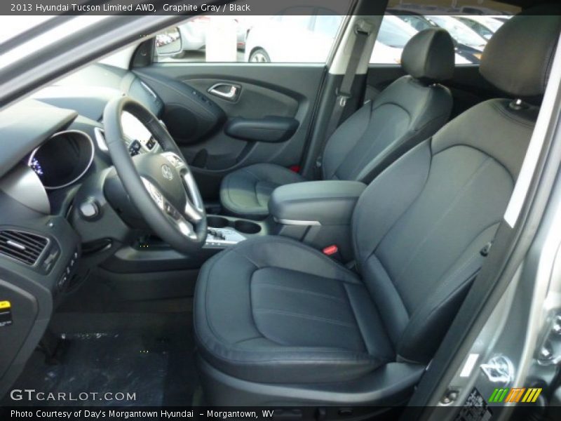 Graphite Gray / Black 2013 Hyundai Tucson Limited AWD