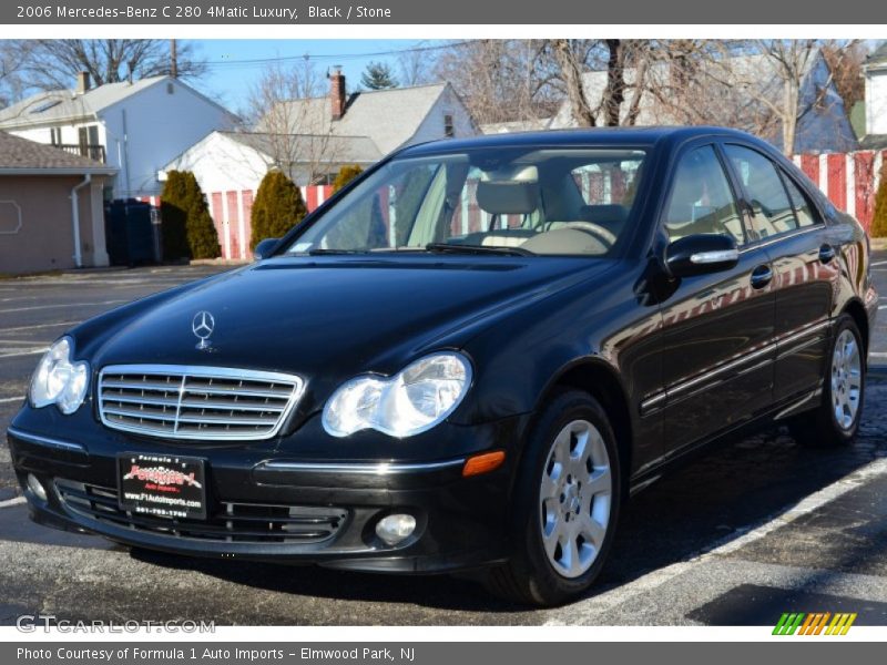 Black / Stone 2006 Mercedes-Benz C 280 4Matic Luxury