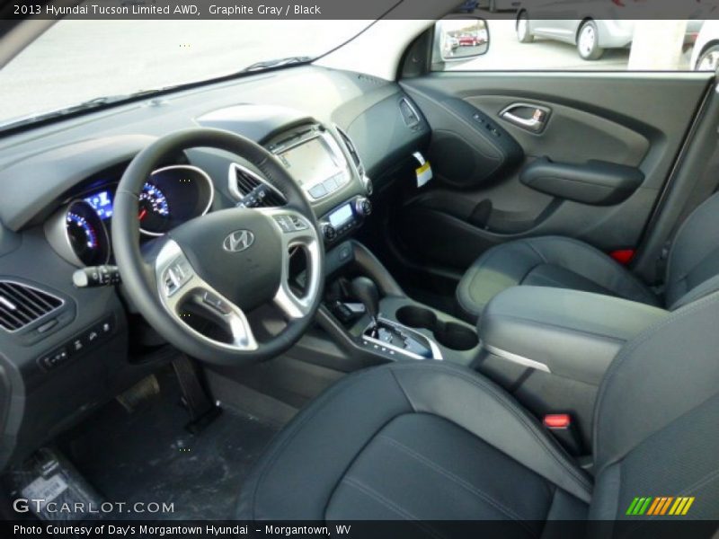 Graphite Gray / Black 2013 Hyundai Tucson Limited AWD
