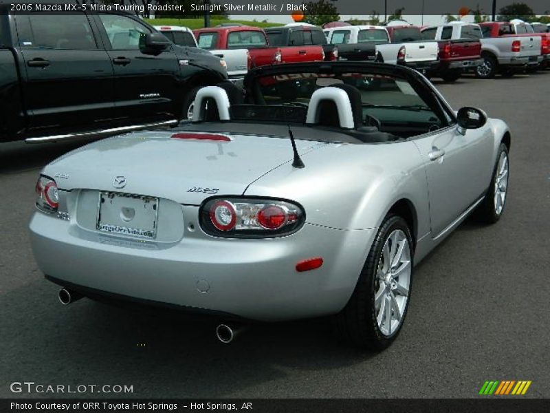 Sunlight Silver Metallic / Black 2006 Mazda MX-5 Miata Touring Roadster