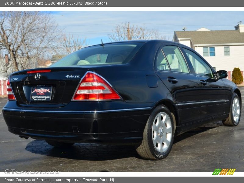 Black / Stone 2006 Mercedes-Benz C 280 4Matic Luxury