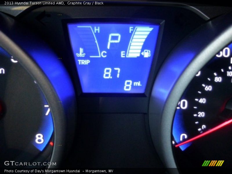 Graphite Gray / Black 2013 Hyundai Tucson Limited AWD