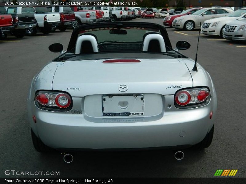 Sunlight Silver Metallic / Black 2006 Mazda MX-5 Miata Touring Roadster