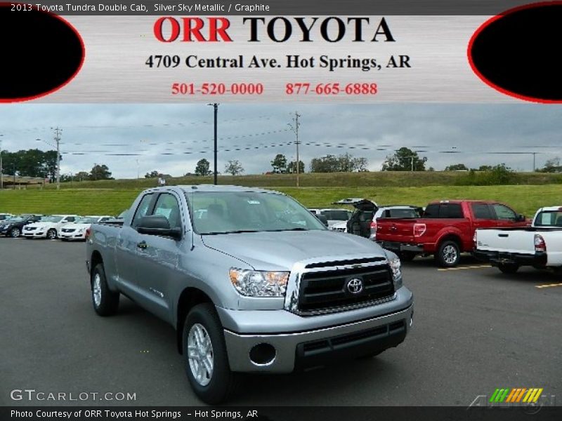 Silver Sky Metallic / Graphite 2013 Toyota Tundra Double Cab