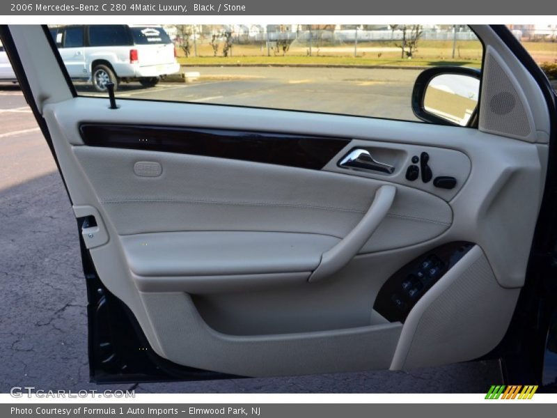 Black / Stone 2006 Mercedes-Benz C 280 4Matic Luxury
