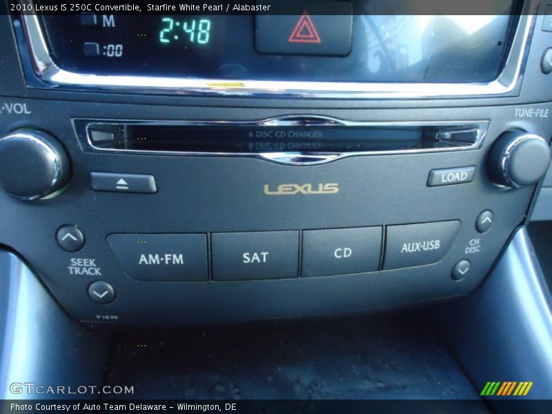 Starfire White Pearl / Alabaster 2010 Lexus IS 250C Convertible