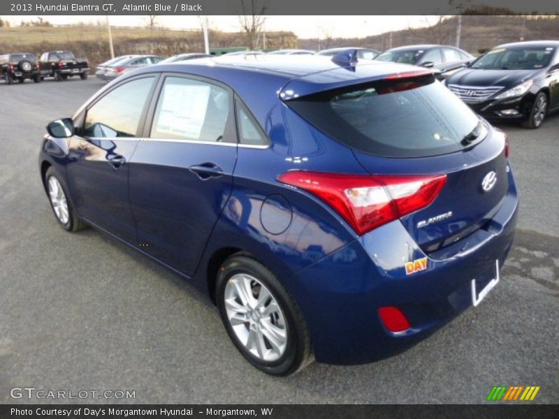 Atlantic Blue / Black 2013 Hyundai Elantra GT